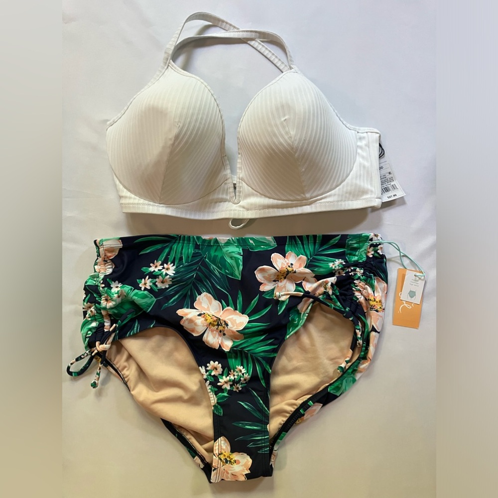 Plus size bikini set